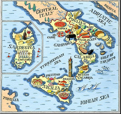 MapItalianSOUTHwine